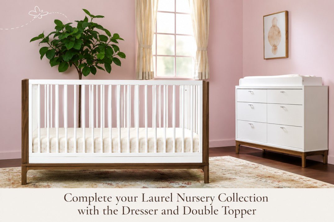 modern convertible crib with dresser Lollipop Full Nursery Set