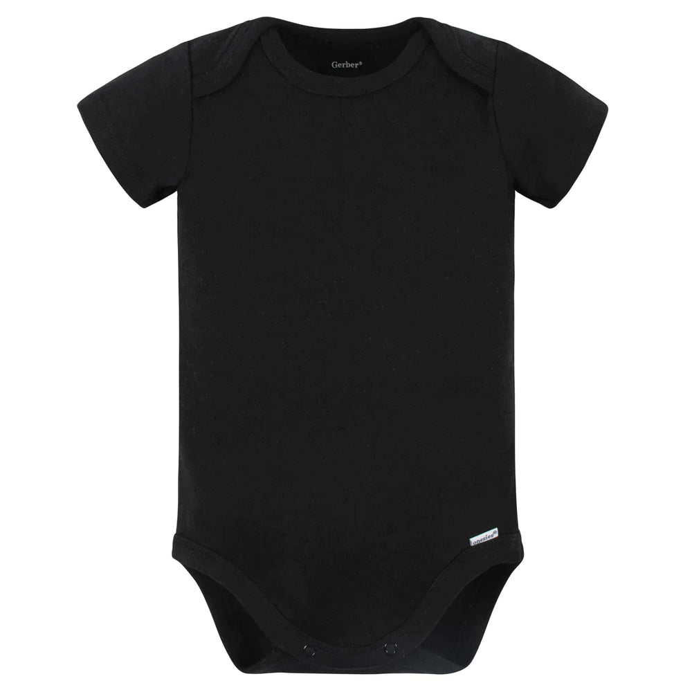 Gerber Childrenswear Gerber Childrenswear 5 - Pack Baby Neutral Black Onesies Bodysuits 3 - 6M Apparel & Accessories
