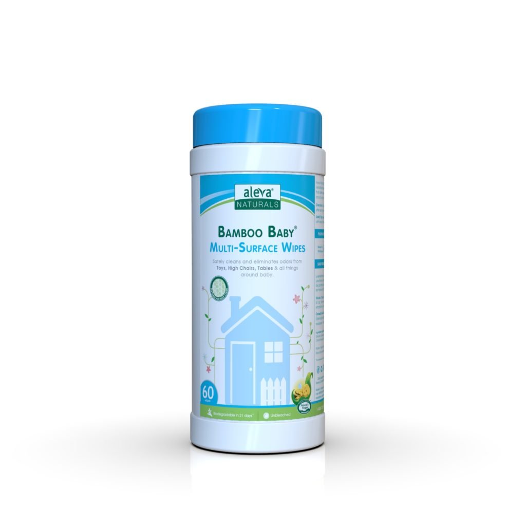 aleva NATURALS aleva NATURALS - Multi - Surface Wipes – Fragrance Free – 60ct health and safety
