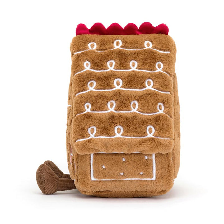 Jellycat Amuseables Gingerbread House plush toys and stuff animal