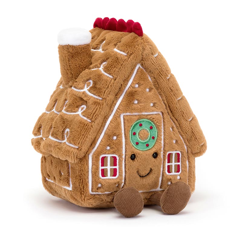 Jellycat Amuseables Gingerbread House plush toys and stuff animal