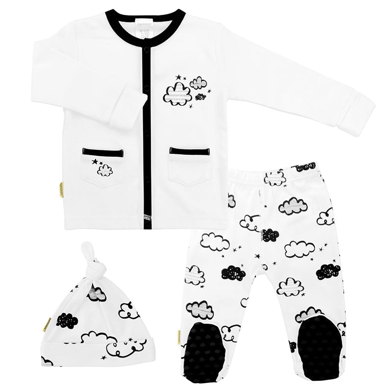 Kushies Kushies Take Me Home Set Black N White Apparel & Accessories