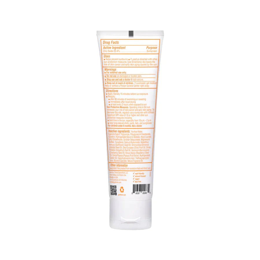 Thinkbaby/sport Thinkbaby/sport Baby Clear Zinc Sunscreen Lotion SPF30 Soaps, lotions & Wipes