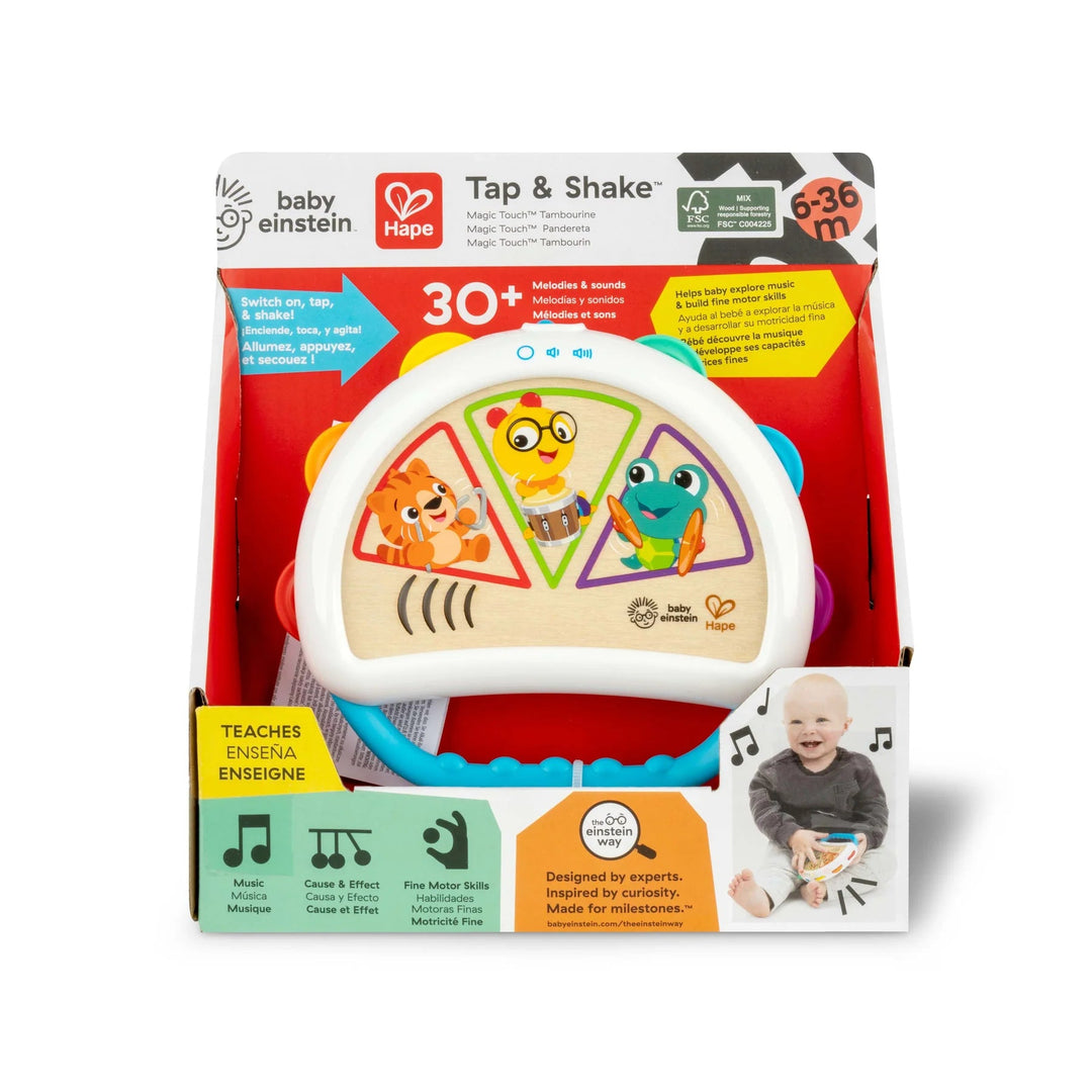 Baby Einstein Baby Einstein HAPE Tap & Shake Magic Touch Tambourine