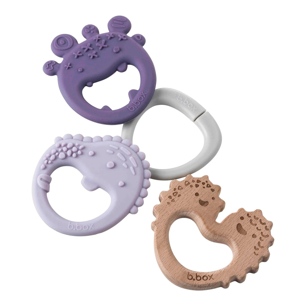 b.box b.box Trio Teether Teething & Rattles