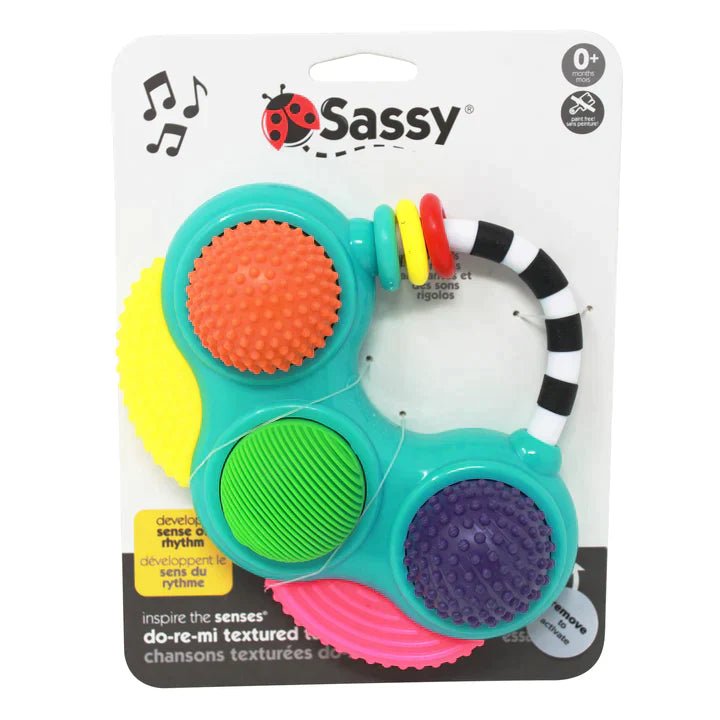 Sassy Sassy - Do - Re - Mi Textured Tunes Baby Activity Toys