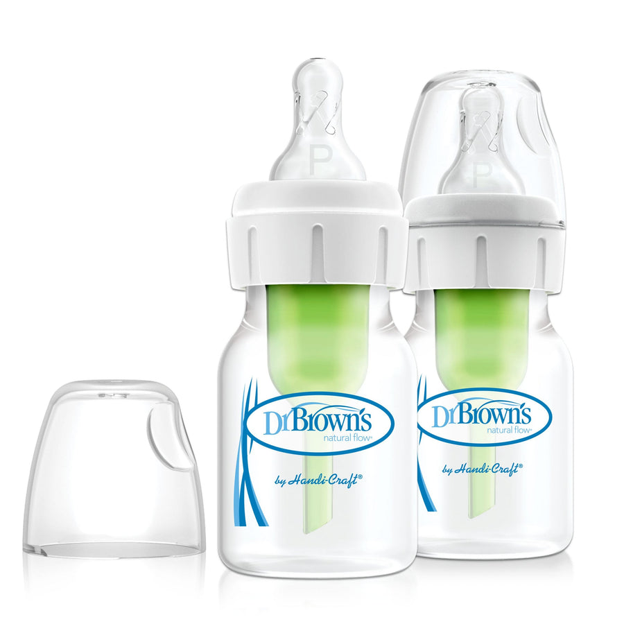 Dr. Brown’s Dr. Brown’s - Natural Flow Options+ Preemie Baby Bottle, 2oz/60 ml, 2pk Baby Bottles