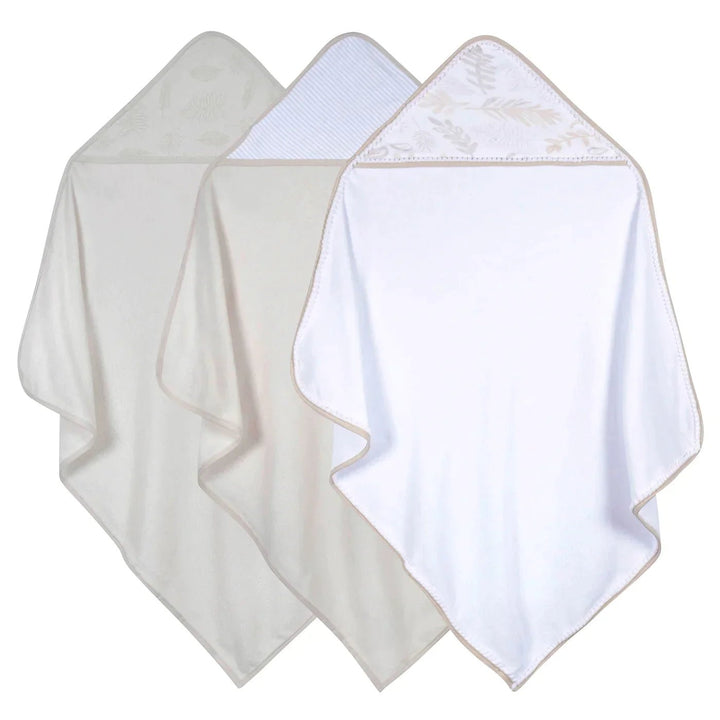 Just Born Just Born 3 - Pack Hooded Towels Baby Bathing