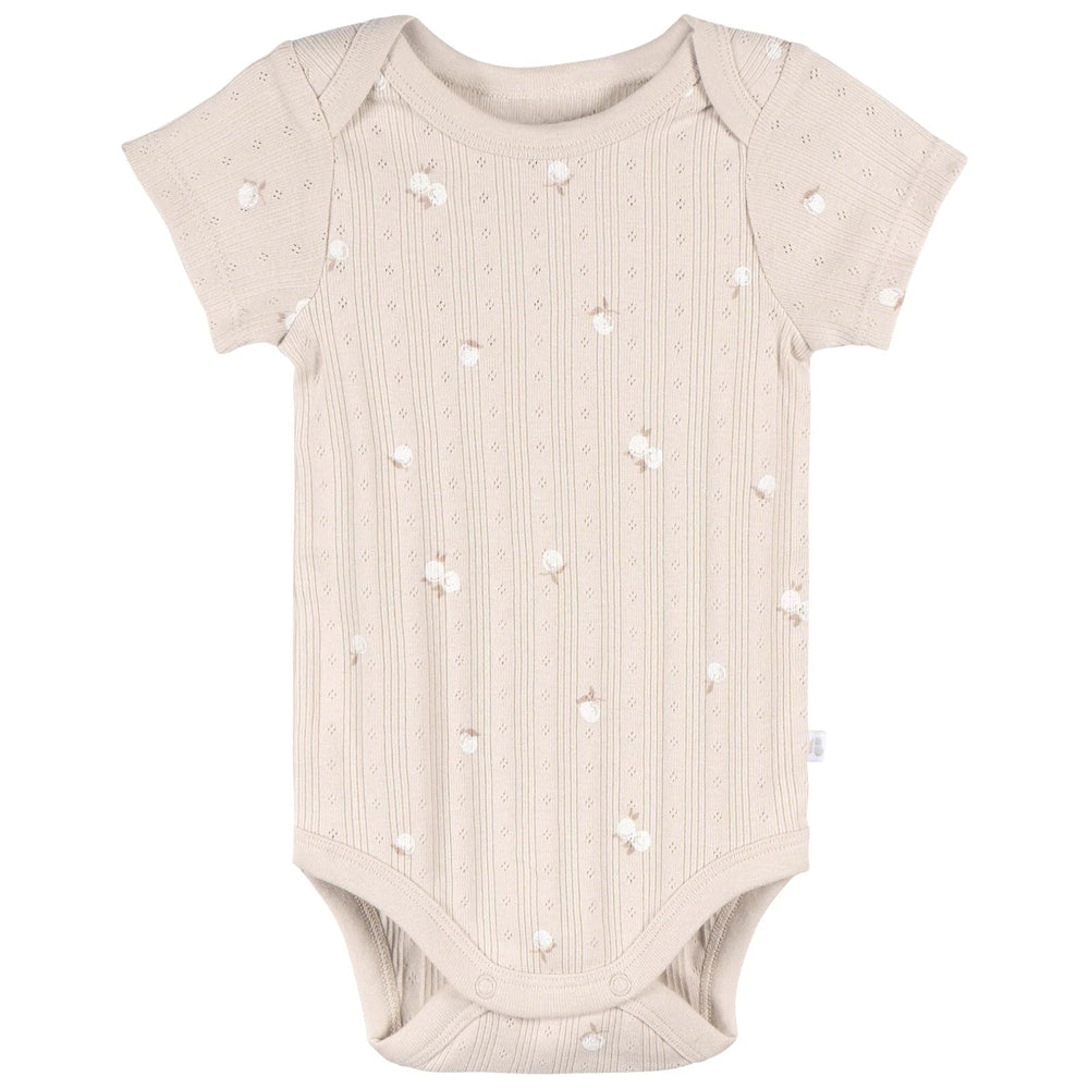 Just Born Just Born Neutral 3 - Pack Kimono Bodysuits - TAN Apparel & Accessories