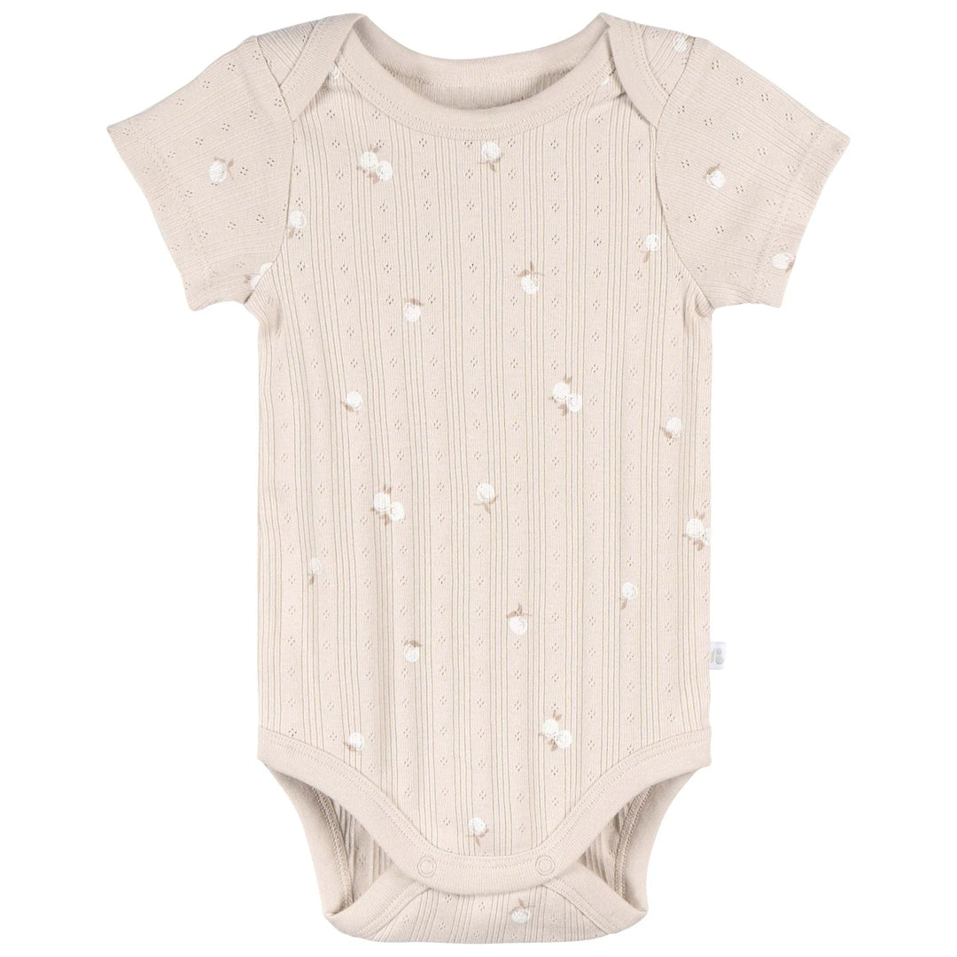 Just Born Just Born Neutral 3 - Pack Kimono Bodysuits - TAN Apparel & Accessories