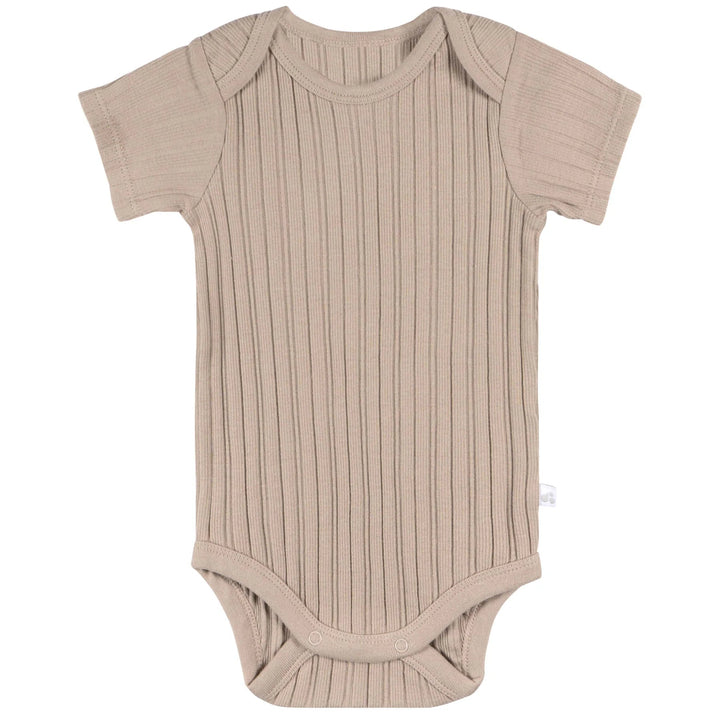 Just Born Just Born Neutral 3 - Pack Kimono Bodysuits - TAN Apparel & Accessories