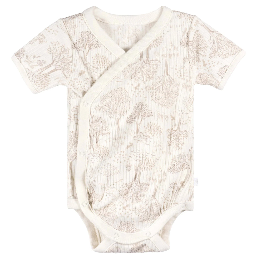 Just Born Just Born Neutral 3 - Pack Kimono Bodysuits - TAN Apparel & Accessories