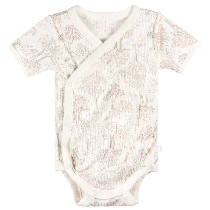 Just Born Just Born Neutral 3 - Pack Kimono Bodysuits - TAN Apparel & Accessories