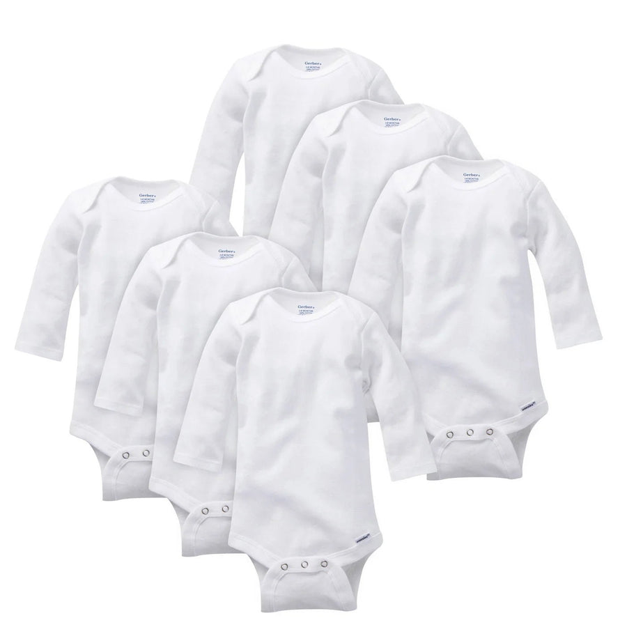 Gerber Childrenswear Gerber Childrenswear Neutral Long Sleeve Onesies Apparel & Accessories