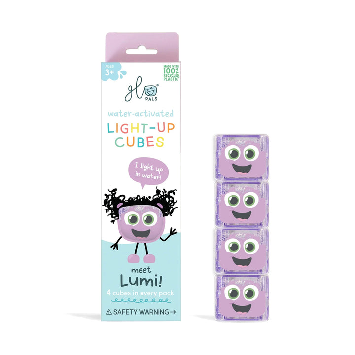 Glo Pals Glo Pals Light Up Cubes 4 PK Sensory Toys
