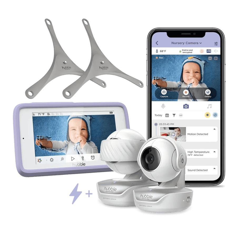 Hubble Hubble - Nursery Pal Deluxe Twin Baby Monitors