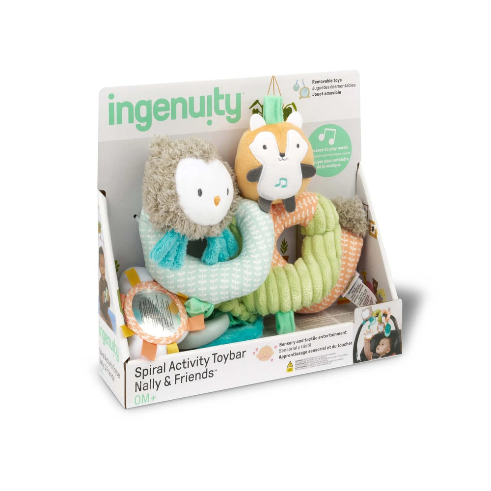 InGenuity InGenuity Nally and Friends Spiral Activity Toy Bar