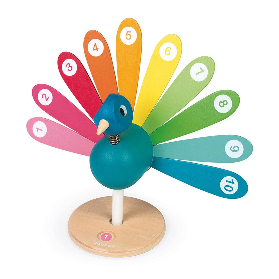 Janod Janod I'm Learning How To Count Peacock