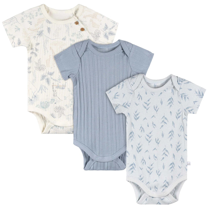 Just Born Just Born 3 - Pack Kimono Bodysuits Apparel & Accessories