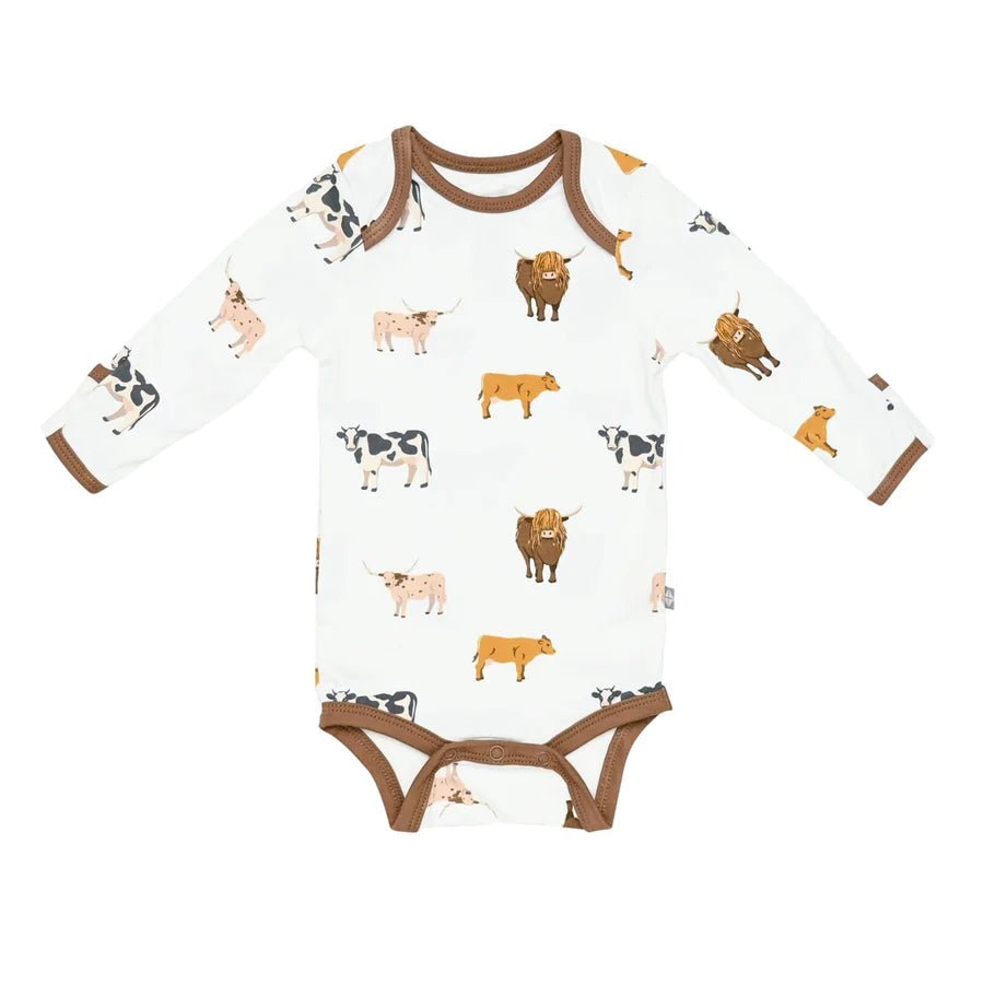 Kyte Baby Kyte Baby - Long Sleeve Bodysuit - Moo clothing