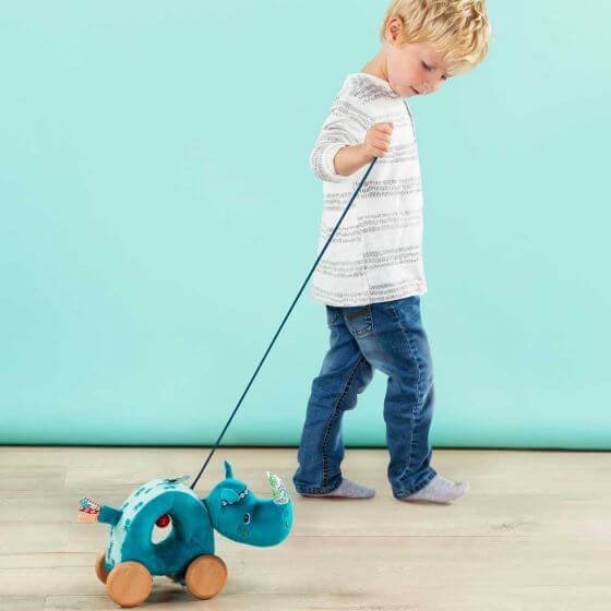 Lilliputiens Lilliputiens Marius Pull Along Rhino