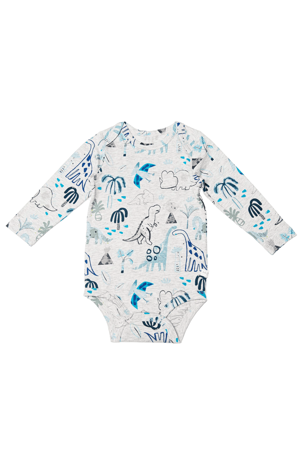 LOULOU LOLLIPOP LOULOU LOLLIPOP Long Sleeve Bodysuit Dinosaurs clothing