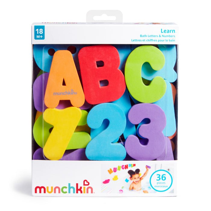 Munchkin Munchkin Learn Bath Letters & Numbers, Primary