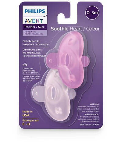 Philips AVENT Philips AVENT Soothie Heart Pacifier - 0 - 3M Pacifiers & Teethers