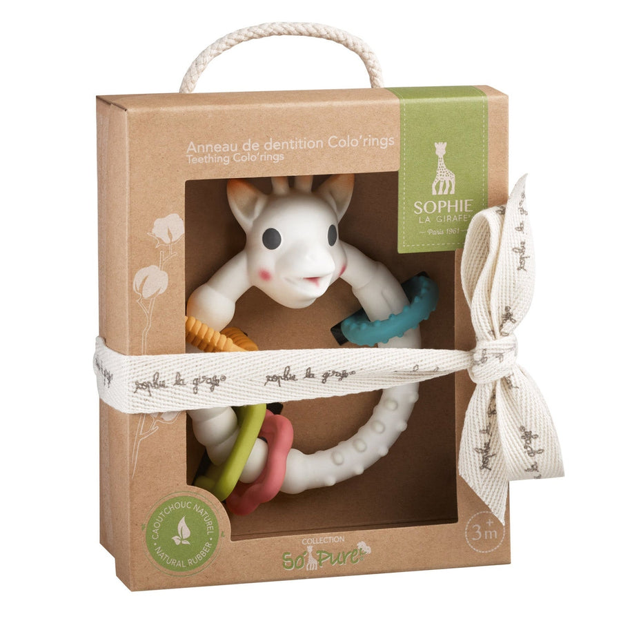 Sophie la Girafe Sophie la Girafe So'Pure Teething Colo' Rings Pacifiers & Teethers