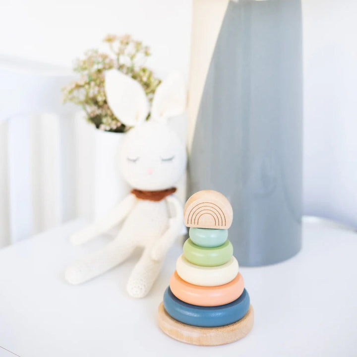 Pearhead Wooden Stacking Toy