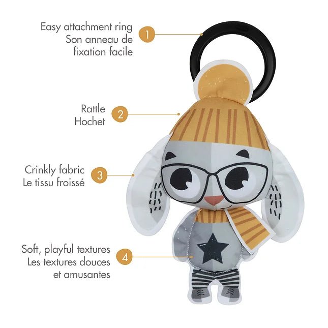 Tiny Love Tiny Love Rockers Bunny Rattle Toy playtime/musical