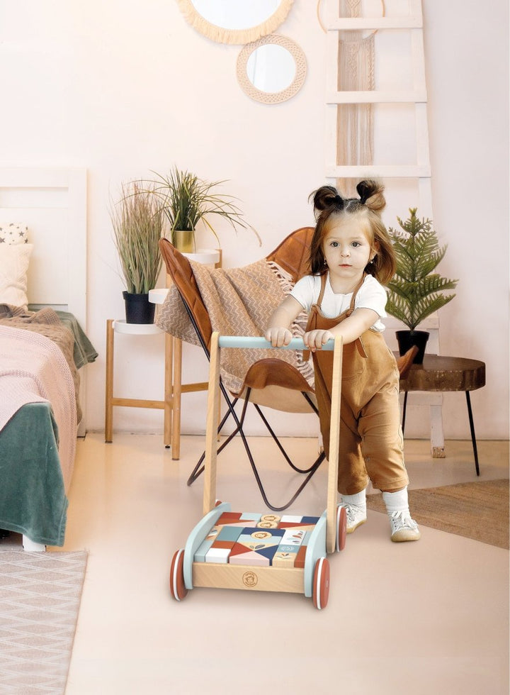 Speedy Monkey Speedy Monkey - Block Walker with 27 Wooden Blocks Block Walker