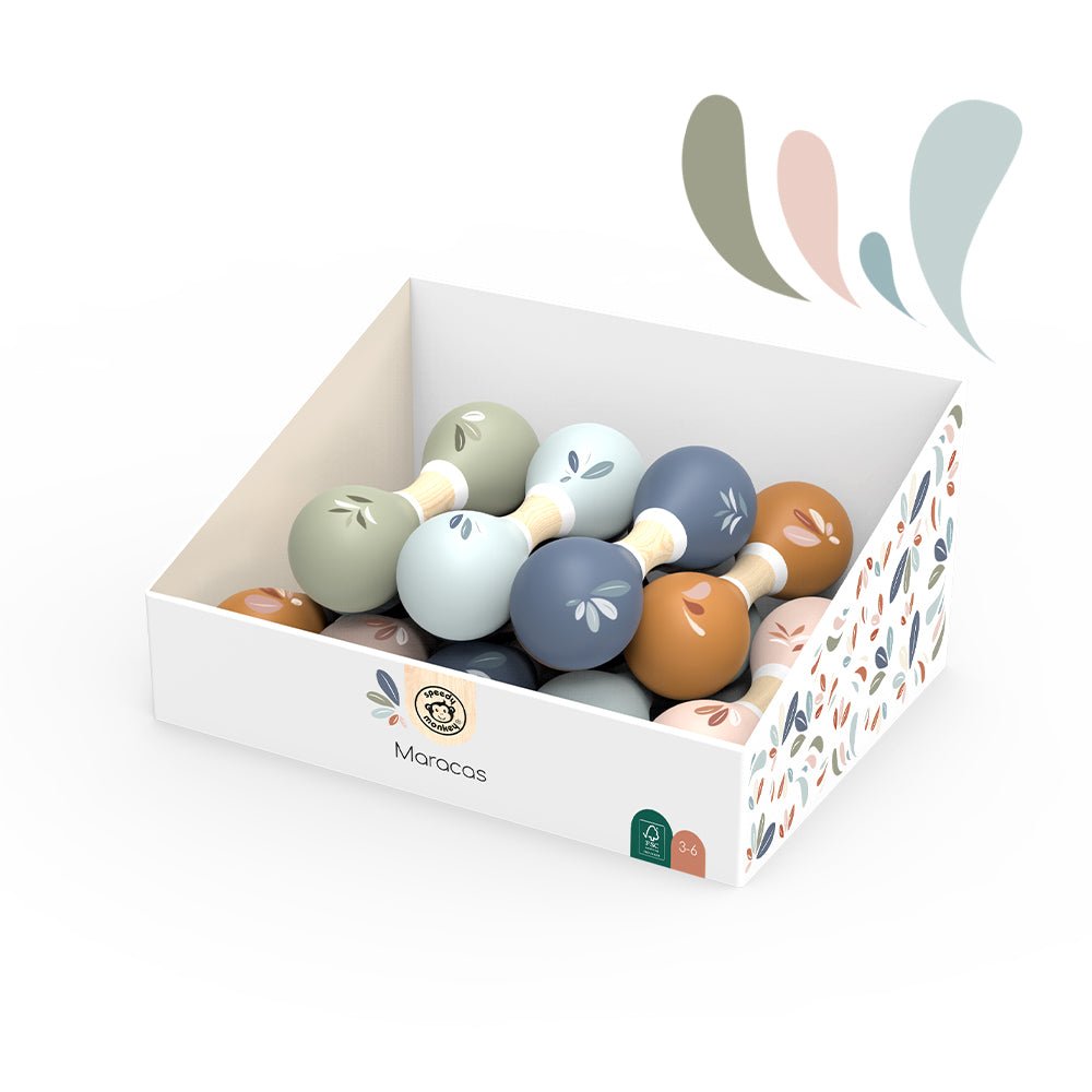 Speedy Monkey Speedy Monkey - Maracas Baby Activity Toys