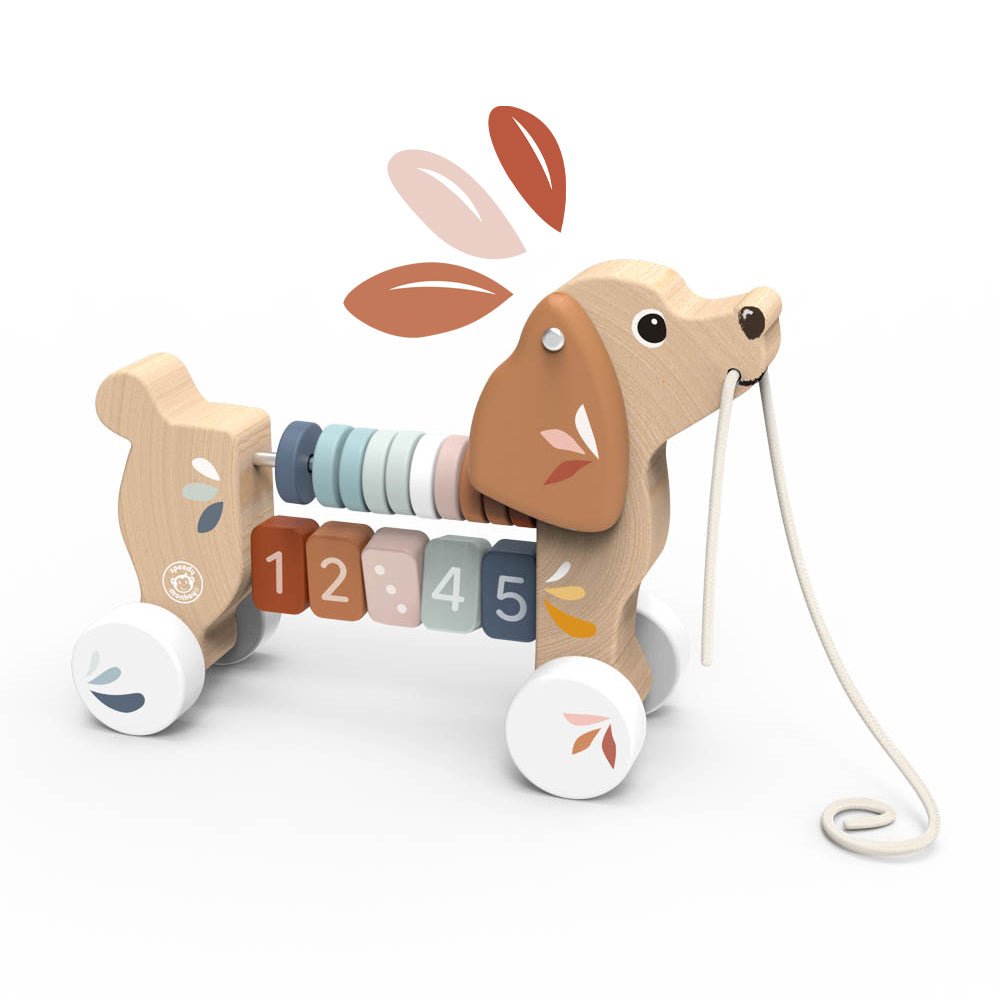 Speedy Monkey Speedy Monkey - Puppy Pull Along Baby Activity Toys