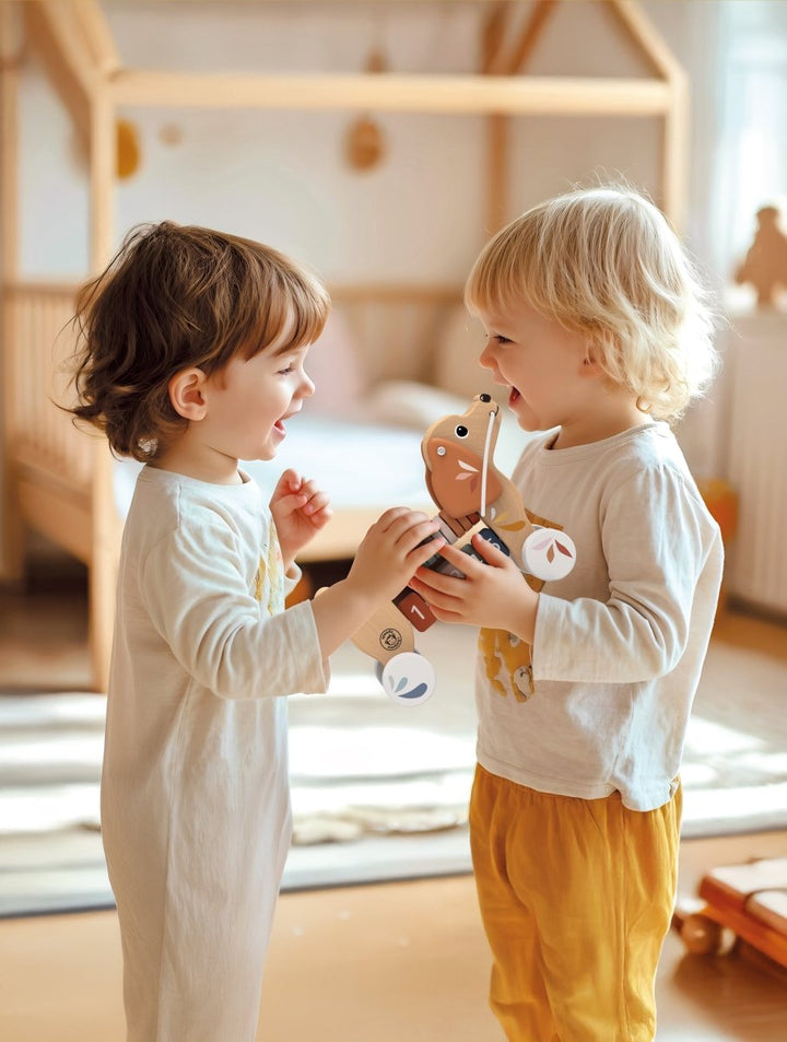 Speedy Monkey Speedy Monkey - Puppy Pull Along Baby Activity Toys