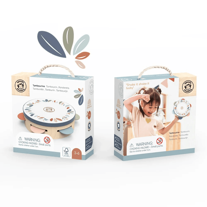 Speedy Monkey Speedy Monkey - Tambourine Baby Activity Toys