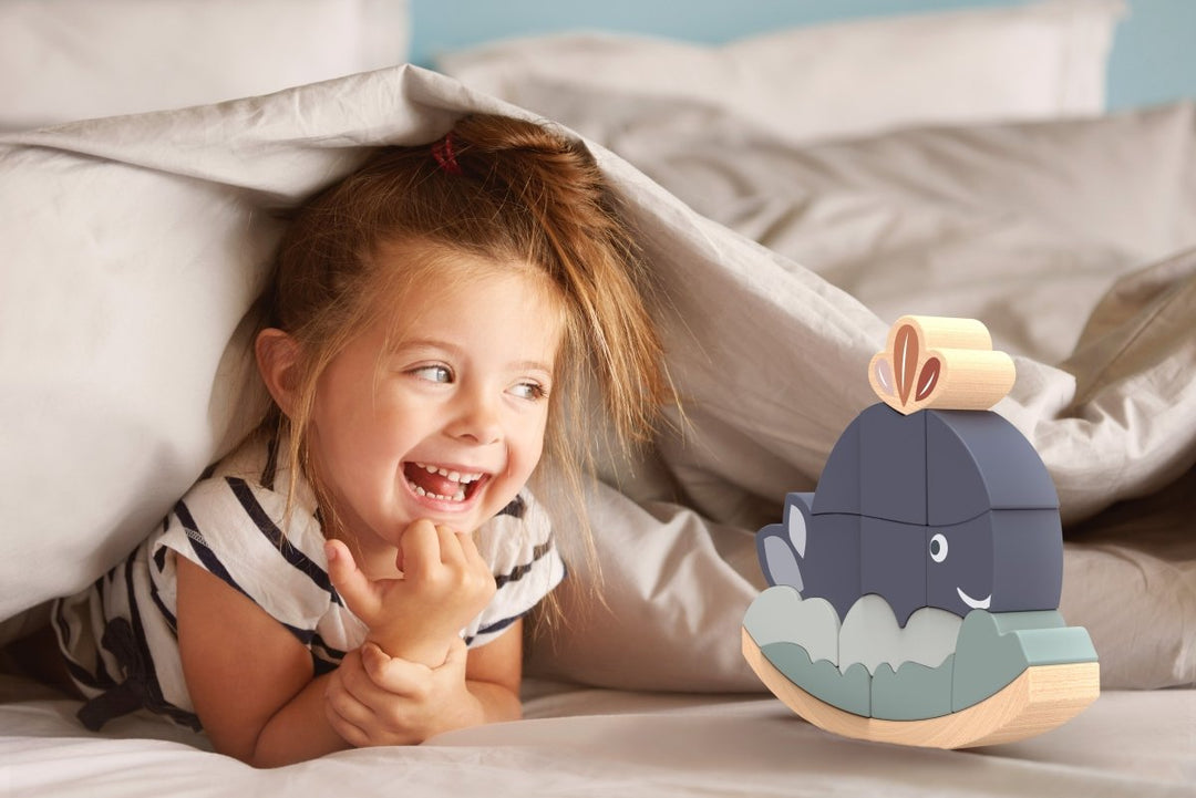 Speedy Monkey Speedy Monkey - Whale Rocking Stacker Baby Activity Toys