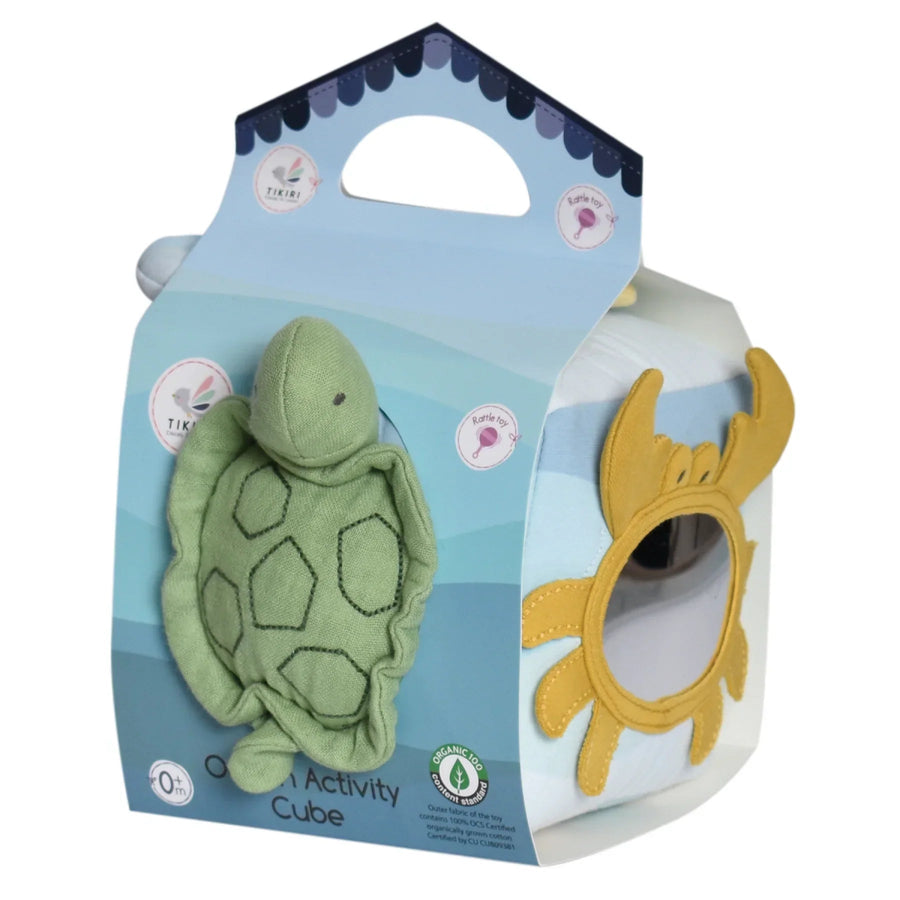 tikiri Tikiri - Ocean Activity Cube Developmental Toy