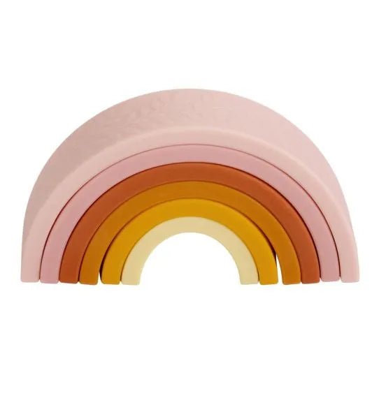 A Little Lovey company A Little Lovey company - Rainbow stacking toy