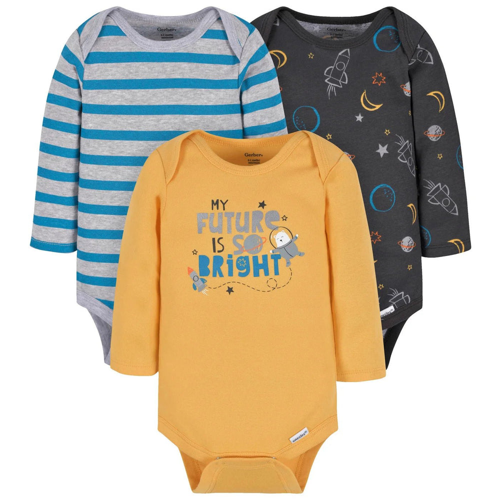Gerber Childrenswear Gerber Childrenswear Space 3 Pk Set Apparel & Accessories