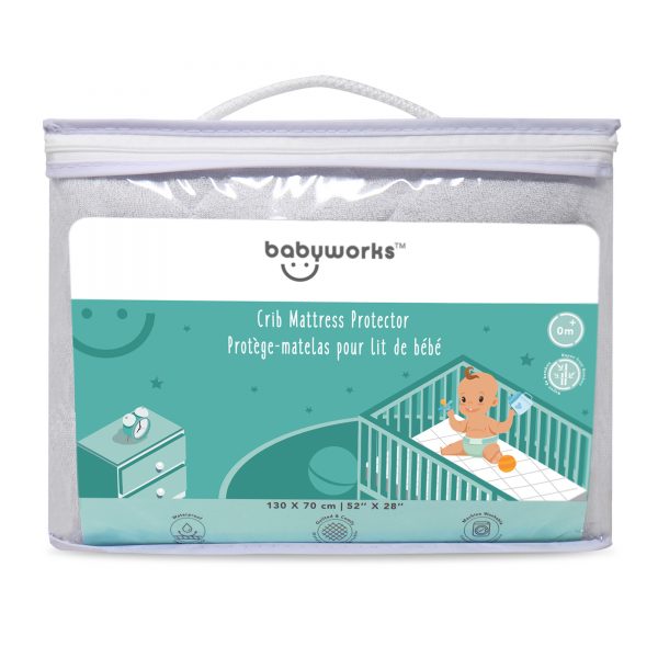 Baby Works Baby Works - Quilted & Fitted Bamboo Mattress Protector