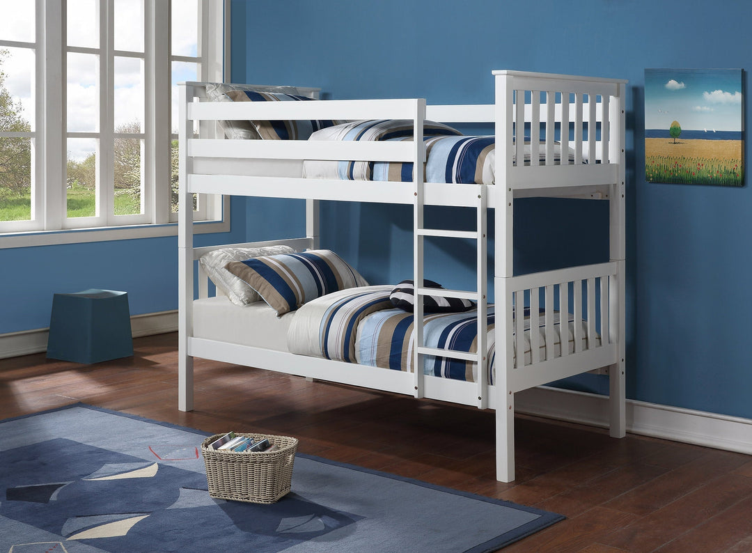 International International Twin over Twin Bunk White