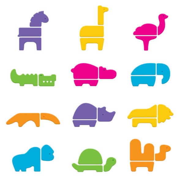 Munchkin Munchkin - Safari Foam Puzzle Set for Bath