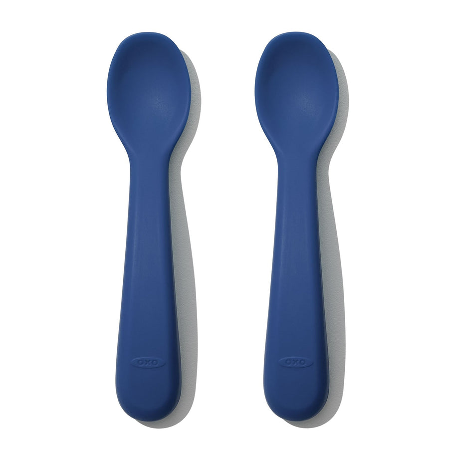 OXO Tot Silicone Spoon Set 2pk