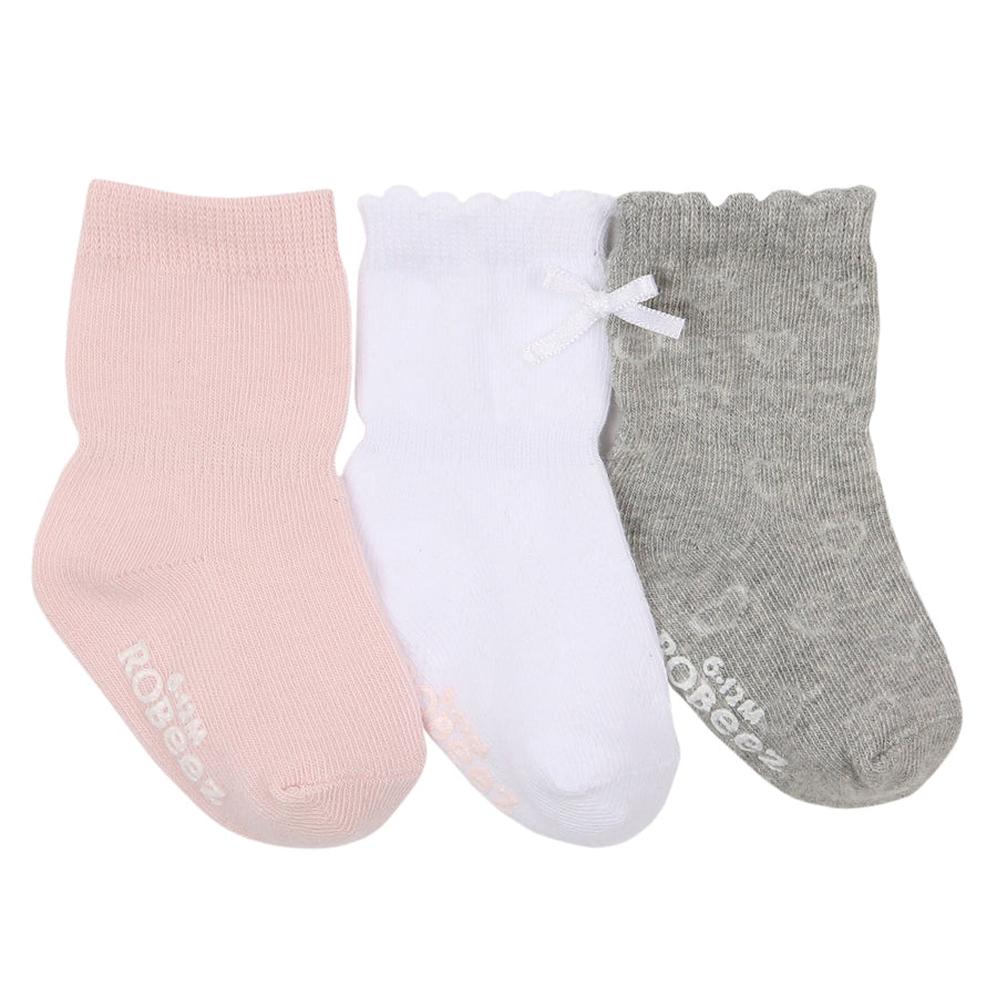 Robeez Robeez Socks Girly Girl Basics 3pk