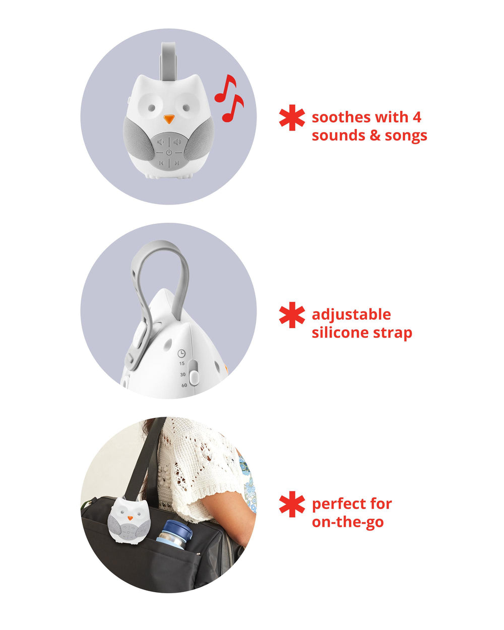 Skip Hop Skip Hop Stroll & Go Portable Baby Soother sound machine