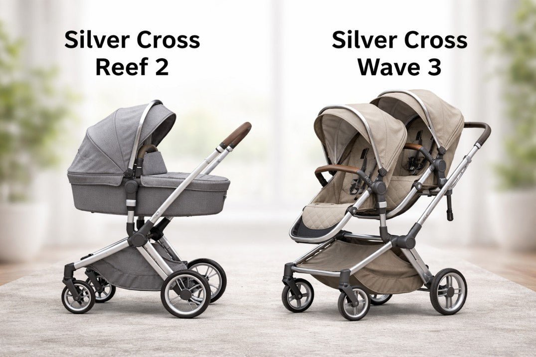 Silver Cross Reef 2 vs Wave 3 Stroller: Which One Is Better for Your Family? - Macklem's Baby Store