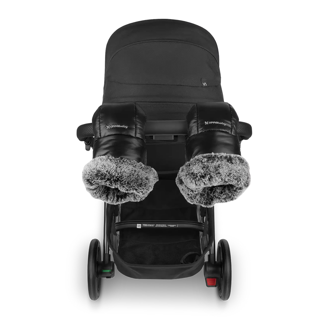 UPPAbaby CozyHandmuffs Luxe LYLA Onyx Nylon