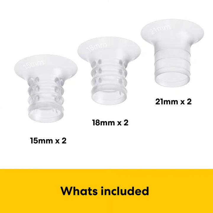 Medela Breast Shield Inserts, 21 mm, 18 mm & 15 mm