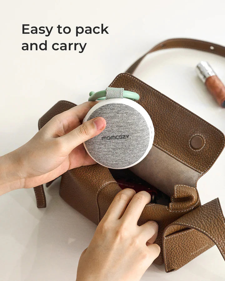 Momcozy Portable Sound Machine - Green & White